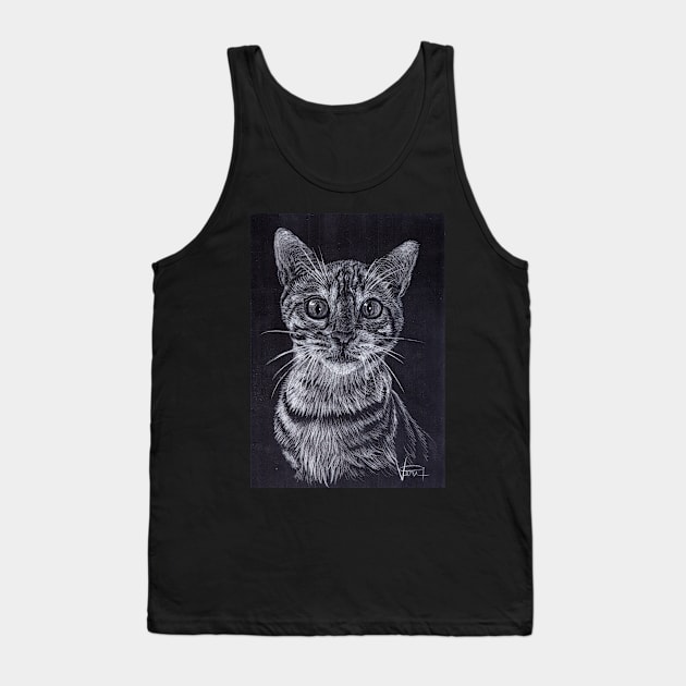 Bengal Cat Tank Top by VeriArt